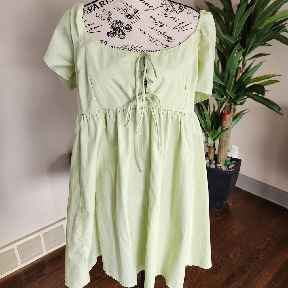 Abercrombie & Fitch Light Green Mini Dress Abercombie Size LP